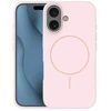 Telforceone Silikoninis plonas „Mag“ dėklas, skirtas „iPhone 16e“ / „17e“, šviesiai rožinis