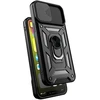 Toptel Slide Camera Armor dėklas Samsung Galaxy Z Fold 8 Ultra juodas