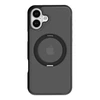 Torras Ostand Pro dėklas, skirtas iPhone 16 (juodas)
