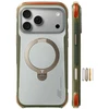 Dėklas Torras Ostand Q3 Air Pro, alpine marble baltas – iPhone 18 Pro/17 Pro