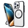 Torras „Ostand R Fusion“ dėklas, skirtas „iPhone 16 Pro“ (juodas)