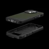 UAG Urban Armor Gear dėklas METROPOLIS LT, suderinamas su „MagSafe“, skirtas IPHONE 15 Pro, alyvuogių spalvos, kevlaras