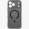 UNIQ Airsuit dėklas skirtas Apple iPhone 17 Pro Max Magclick Charging juodos spalvos