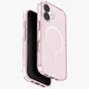 UNIQ Clario dėklas skirtas Apple iPhone 17 Magclick Charging rožinės spalvos