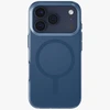 UNIQ Clario dėklas skirtas Apple iPhone 17 Pro Magclick Charging mėlynos spalvos