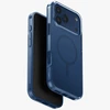UNIQ Clario dėklas skirtas Apple iPhone 17 Pro Max Magclick Charging mėlynos spalvos