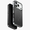 UNIQ Clario dėklas skirtas Apple iPhone 17 Pro Magclick Charging juodos spalvos