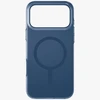 UNIQ Clario dėklas skirtas Apple iPhone 17 Pro Max Magclick Charging mėlynos spalvos