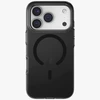 UNIQ Clario dėklas skirtas Apple iPhone 17 Pro Magclick Charging juodos spalvos