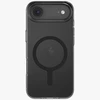 UNIQ Clario dėklas skirtas Apple iPhone Air Magclick Charging juodos spalvos