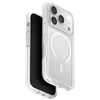 UNIQ Combat dėklas skirtas Apple iPhone 17 Pro Magclick Charging baltos spalvos
