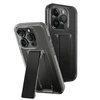 UNIQ dėklas Heldro Mount with Stand Apple iPhone15 Pro Max 6.7" pilkos spalvos
