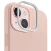 UNIQ dėklas Lino Hue Apple iPhone 15 / 14 / 136.1" Magclick Charging rožinės spalvos