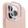 UNIQ dėklas Lino Hue Apple iPhone 15 Pro 6.1"Magclick Charging rožinės spalvos