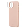 UNIQ dėklas Lino Apple iPhone 14 Plus / 15 Plus 6.7" rožinės spalvos