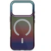 UNIQ Iridescia dėklas iPhone 17 Pro su Magclick įkrovimu, midnight quartz