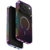 UNIQ Iridescia dėklas iPhone 17 Pro su Magclick įkrovimu, midnight quartz