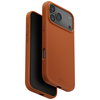 UNIQ Lino dėklas skirtas Apple iPhone 17 Pro Max Magclick Charging oranžinės spalvos