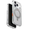 UNIQ Swivix dėklas, skirtas iPhone 17 Pro, su 360° besisukančiu stovu, skaidrus