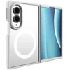 Dėklas UNIQ Veren AF skirtas Samsung Galaxy Z Fold8 Magclick Charging baltos spalvos