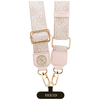 Dėklas Universal lanyard Guess CBDY 4G Tether Patch Strass Metal Logo pink
