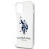 Dėklas „Us Polo Assn“ „US Polo“ USHCP12MTPUHRWH iPhone 12/12 Pro 6.1" baltas blizgus didelis logotipas