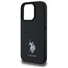 Us Polo Assn US Polo USHCP15XPGEK Apple iPhone 15 Pro Max 6,7" dėklas telefonui juodos spalvos Leather Embroidered DH Color