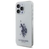 Us Polo Assn US Polo USHCP15XTPUHRBH Apple iPhone 15 Pro Max 6,7" dėklas telefonui baltos spalvos Shiny Big Logo