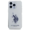 Us Polo Assn US Polo USHCP15XTPUHRBH Apple iPhone 15 Pro Max 6,7" dėklas telefonui baltos spalvos Shiny Big Logo