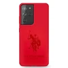 Us Polo Assn US Polo USHCS21LSLHRTRE S21 Ultra G998 dėklas telefonui raudonos spalvos silikoninis On Tone