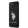 Us Polo Assn US Polo USHCS21MSLHRBK S21 Plus G996 dėklas telefonui juodos spalvos silikoninis Logo