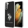 Us Polo Assn US Polo USHCS21MTPUHRBK S21 Plus G996 dėklas telefonui juodos spalvos Shiny Big Logo