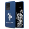 Dėklas Us Polo Assn US Polo USHCS69SLHRNV S20 Ultra G988 mėlynos spalvos silikoninė kolekcija