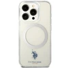 Us Polo Assn US Polo USHMP15LUCIT Apple iPhone 15 Pro 6.1" dėklas telefonui skaidrus MagSafe Collection