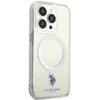 Us Polo Assn US Polo USHMP15LUCIT Apple iPhone 15 Pro 6.1" dėklas telefonui skaidrus MagSafe Collection