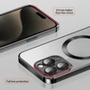 Vmax Galvaninis Mag TPU dėklas skirtas iPhone 14 Pro Max 6,7" juodas