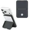 Dėklas Portfel BMW Carbon Metal Logos MagSafe antracito