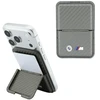 Dėklas Portfel BMW M Carbon Metal Logos MagSafe antracito
