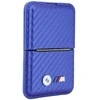 Dėklas Portfel BMW M Carbon Metal Logos MagSafe mėlyna