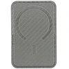 Dėklas Portfel BMW M Carbon Metal Logos MagSafe antracito