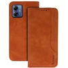 Wonder Prime dėklas skirtas Motorola Moto G14 rudos spalvos