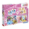Clementoni supercolor dėlionė + domino "Disney Princess" 2x30 pcs