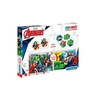 Clementoni supercolor dėlionė + domino "The Avengers" 2x30 pcs