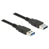 DELOCK Cable USB 3.0 Type-A male > USB 3.0 Type-A male 1,0 m juodas