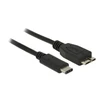 Delock kabelis USB 3.1, Gen2 USB-Type-C > USB Micro-B 0,5 m juodas