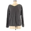 Dermacol Gap Body Pullover Sweater: Gray Solid Tops - Size Medium