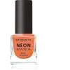 Dermacol Neon Mania Nagų lakas Shade 2 Oranžinis Glow 5 Ml