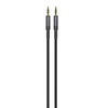 Devia kabelis audio Ipure EC618 jack 3,5 mm - jack 3,5 mm 1,0 m juodos spalvos