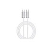 Devia kabelis Extreme EC688 PD USB-C - USB-C 1,5 m 60W 3A baltos spalvos