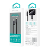 Devia kabelis Gracious EC645 PD USB-C - Lightning 1,0 m 27W 3A juodos spalvos